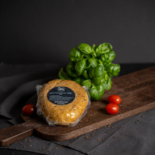 Rūkytas „Senelio“ sūris 11 % rieb.