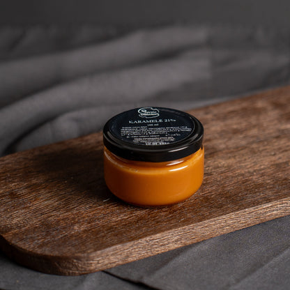 Desertas „Karamelė“ 21 % rieb.